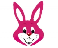 Минифигура 14" Заяц фуксия